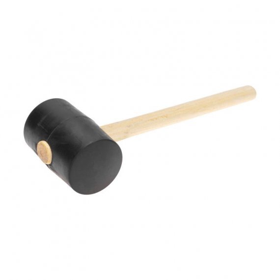 Фотография товара 'Rexant 12-8145 Киянка резиновая 910г, черная резина, деревянная рукоятка'