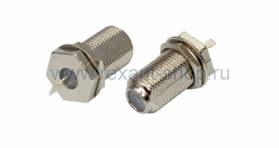 Фотография товара 'Rexant РАЗЪЕМ гнездо F на панель 05-4106'