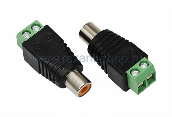 Фотография товара 'Rexant РАЗЪЁМ гнездо RCA с клеммной колодкой 14-0414'