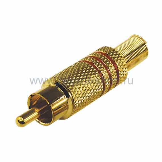 Фотография товара 'Rexant РАЗЪЁМ штекер RCA Металл под винт 14-0411'