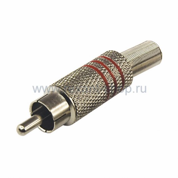 Фотография товара 'Rexant РАЗЪЁМ штекер RCA Металл под винт 14-0410'