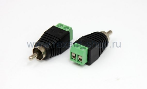Фотография товара 'Rexant РАЗЪЁМ штекер RCA с клеммной колодкой 14-0413'