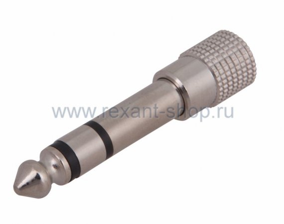 Фотография товара 'Rexant ПЕРЕХОДНИК штекер 6.3мм стерео 14-0205'