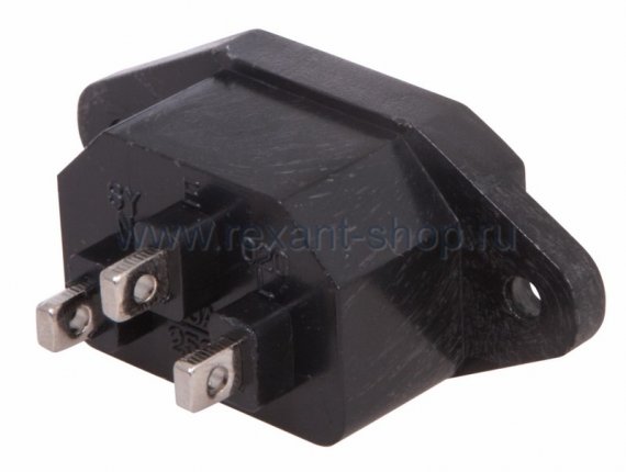 Фотография товара 'Rexant Cетевой штекер на корпус 11-0001'