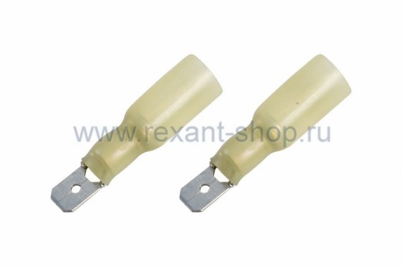 Фотография товара 'Rexant КЛЕММА ПЛОСКАЯ изолированная термоусаживаемая 08-0354'