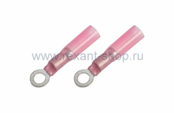 Фотография товара 'Rexant НАКОНЕЧНИК КОЛЬЦЕВОЙ изолированный термоусаживаемый 08-0009'