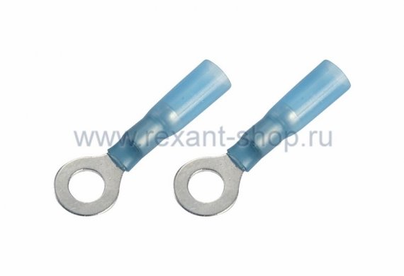 Фотография товара 'Rexant НАКОНЕЧНИК КОЛЬЦЕВОЙ изолированный термоусаживаемый 08-0039'