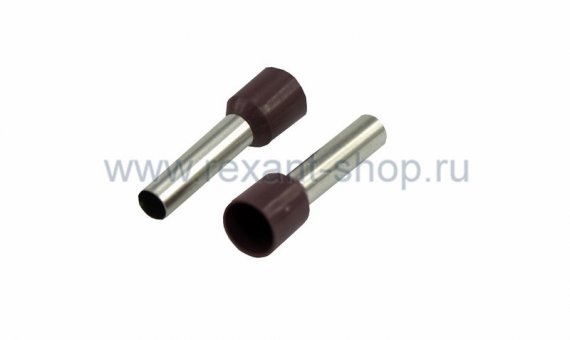 Фотография товара 'Rexant НАКОНЕЧНИК ШТЫРЕВОЙ ВТУЛОЧНЫЙ изолированный 08-1826'