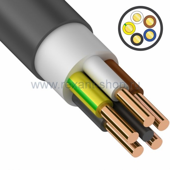 Фотография товара 'Rexant Кабель ВВГзнг(А) 01-8195-4'