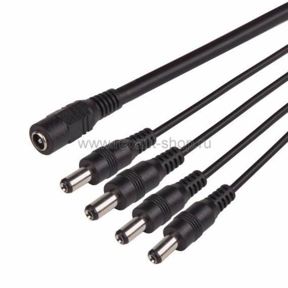 Фотография товара 'Rexant Разветвитель питания на 4 разъема 14-0319'