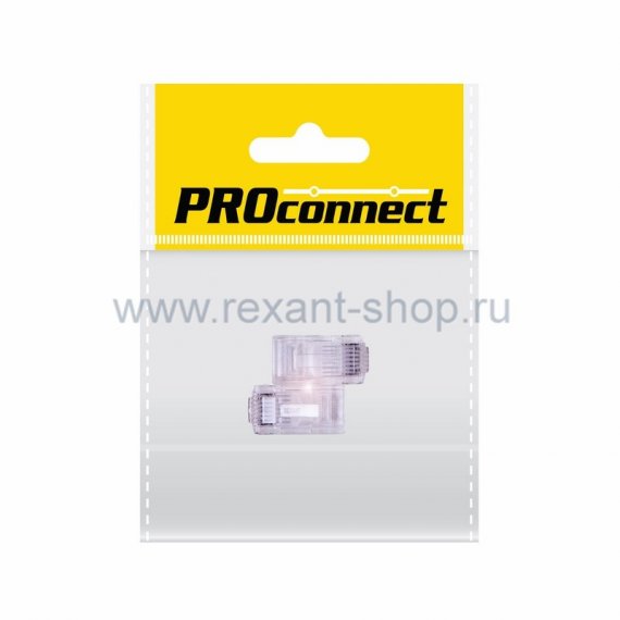 Фотография товара 'Rexant ДЖЕК штекер 8Р8С CAT 5е 05-1021-8'