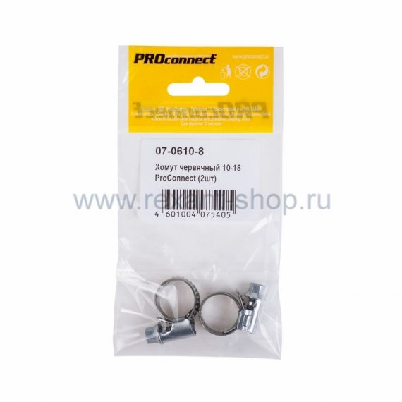 Фотография товара 'Rexant Хомут червячный 10-18 07-0610-8'