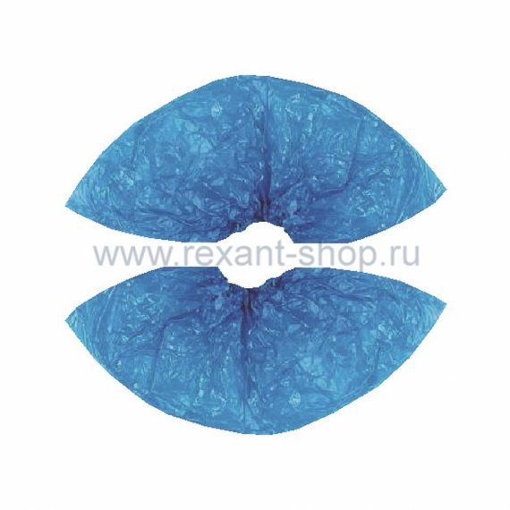 Фотография товара 'Rexant Бахилы полиэтиленовые 09-0302'