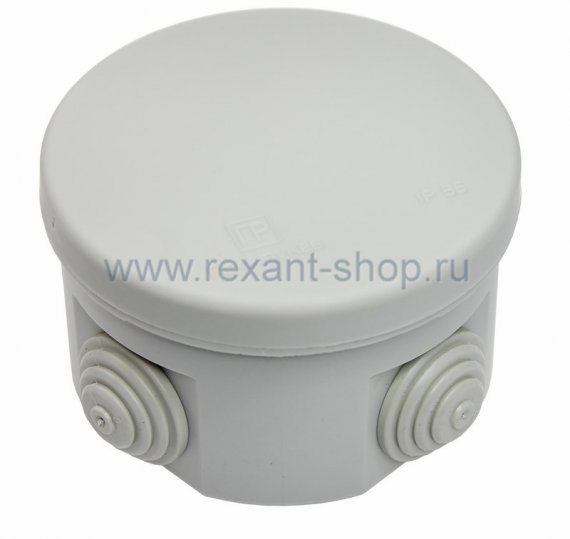 Фотография товара 'Rexant Коробка распаячная для о/п 80х50 28-3002'