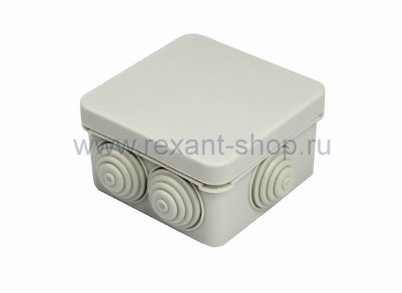 Фотография товара 'Rexant Коробка распаячная для о/п 70х70х40 28-3003'