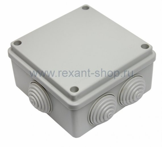 Фотография товара 'Rexant Коробка распаячная для о/п 100х100х50 28-3005'