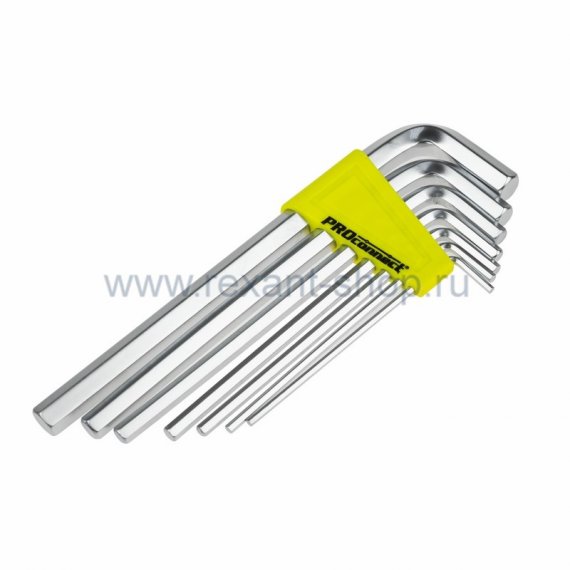 Фотография товара 'Rexant Набор шестигранников 7 предметов 2,5-10 мм 12-5204-4'