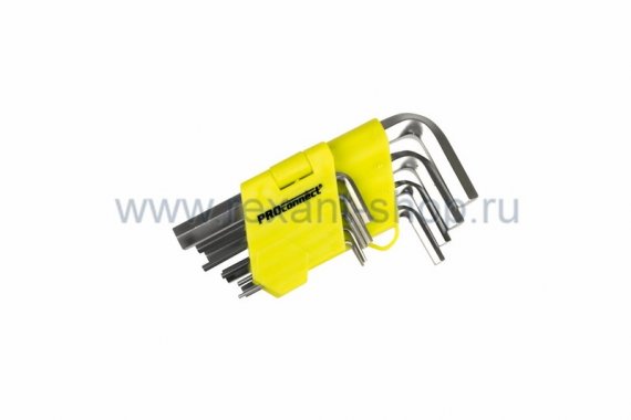 Фотография товара 'Rexant Набор шестигранников 9 предметов 1,5-10 мм 12-5203-4'