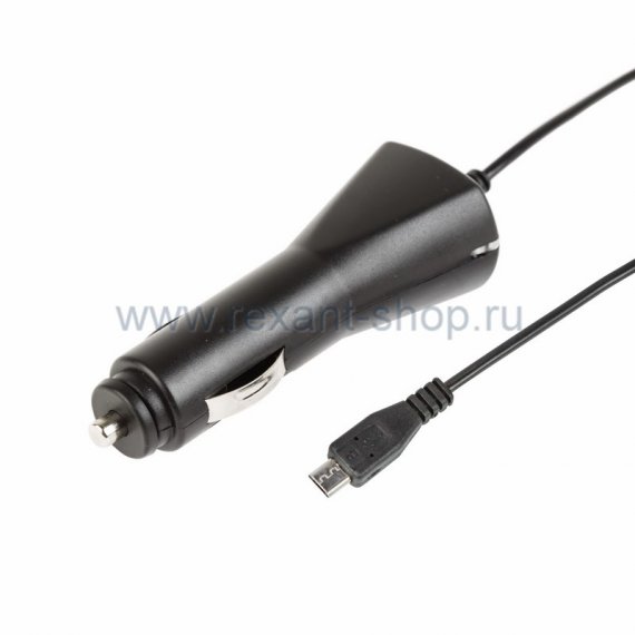 Фотография товара 'Rexant Автозарядка в прикуриватель microUSB 16-0250-4'