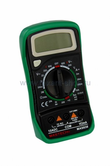 Фотография товара 'MASTECH Портативный мультиметр MAS838 13-2008'