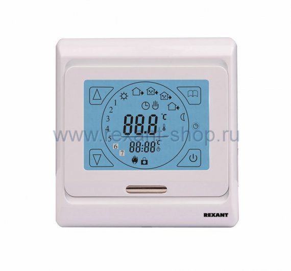 Фотография товара 'Rexant Терморегулятор сенсорный с автоматическим программированием 51-0533'