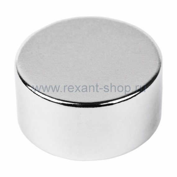 Фотография товара 'Rexant Неодимовый магнит диск 20х10мм 72-3145'