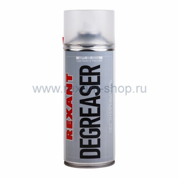 Фотография товара 'Rexant DEGREASER 400 мл очиститель и обезжириватель 85-0006'