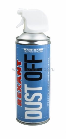 Фотография товара 'Rexant DUST OFF 400 мл пневматический очиститель высокого давления 85-0001'