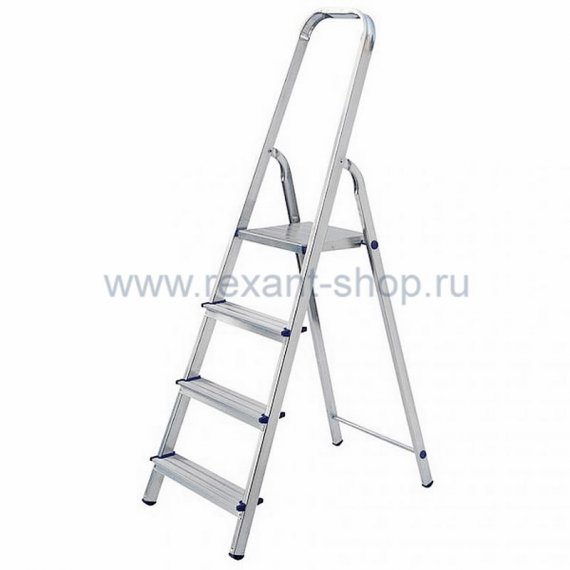 Фотография товара 'Rexant Стремянка алюминиевая четыре ступеньки 12-5041'
