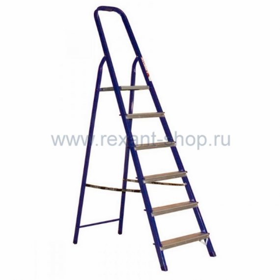 Фотография товара 'Rexant Стремянка металлическая комбинированная шесть ступеней 12-5047'