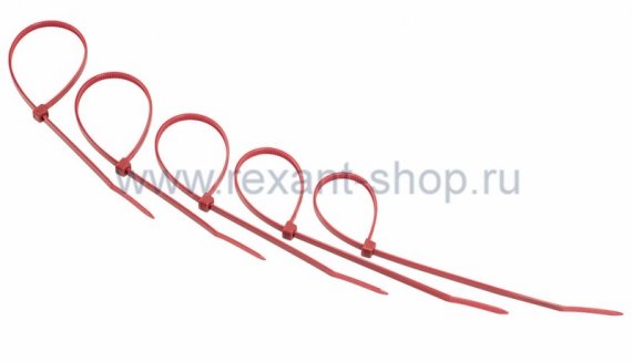 Фотография товара 'Rexant Хомут nylon 200 х 4.0 мм 07-0206-25'