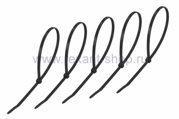 Фотография товара 'Rexant Хомут nylon 300 х 5.0 мм 07-0301-25'