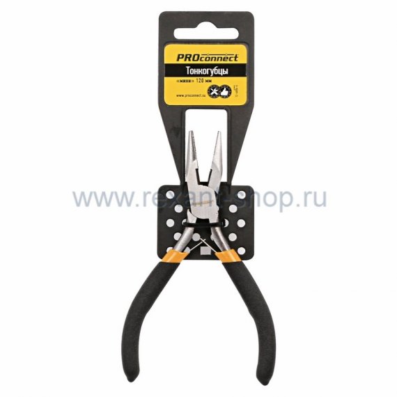 Фотография товара 'Proconnect Тонкогубцы "мини" 120 мм 12-4604-4'