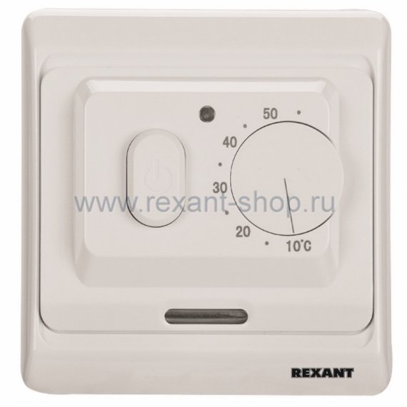 Фотография товара 'Rexant Терморегулятор механический с датчиком температуры пола 51-0530'