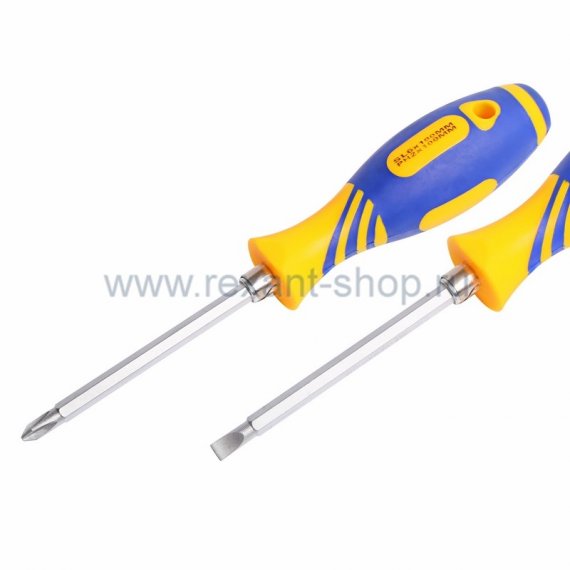 Фотография товара 'Rexant Отвертка комбинированная, двухсторонний стержень 120 мм 12-4741'
