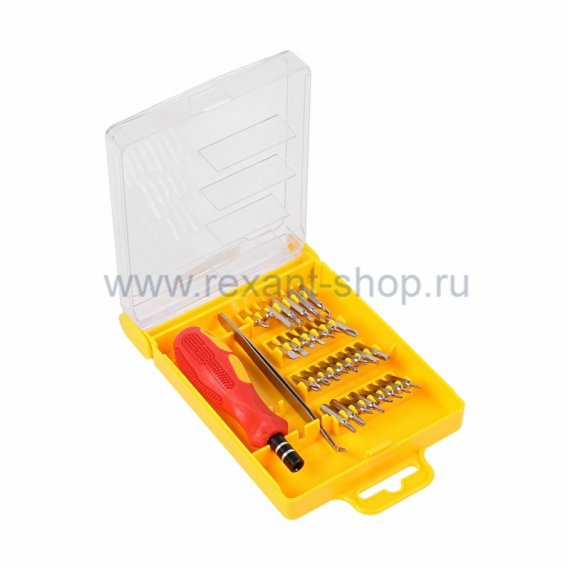 Фотография товара 'Rexant Набор отверток для точечных работ 32 предмета 12-4701'