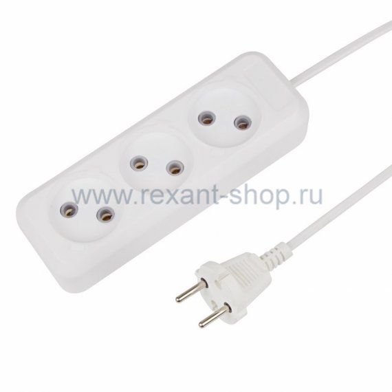 Фотография товара 'Rexant Удлинитель 3 гнезда 11-2201'