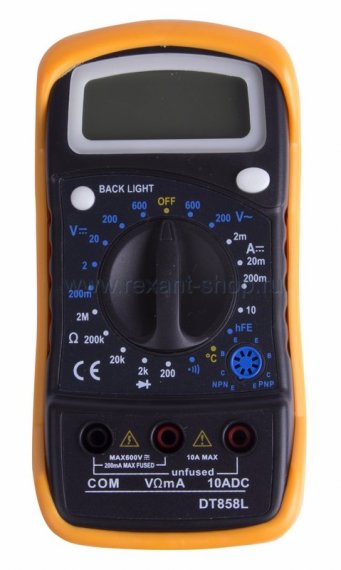 Фотография товара 'Proconnect Универсальный мультиметр MAS838L 13-3022'