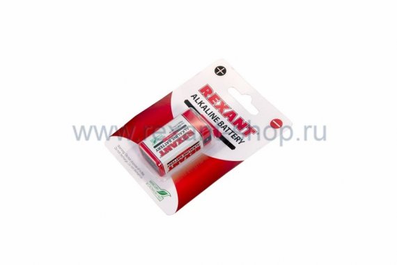 Фотография товара 'Rexant Алкалиновая батарейка 6LR61 30-1061'
