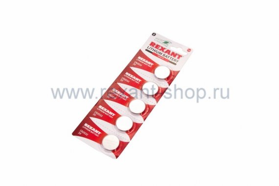 Фотография товара 'Rexant Литиевые Батарейки CR2032 30-1108'