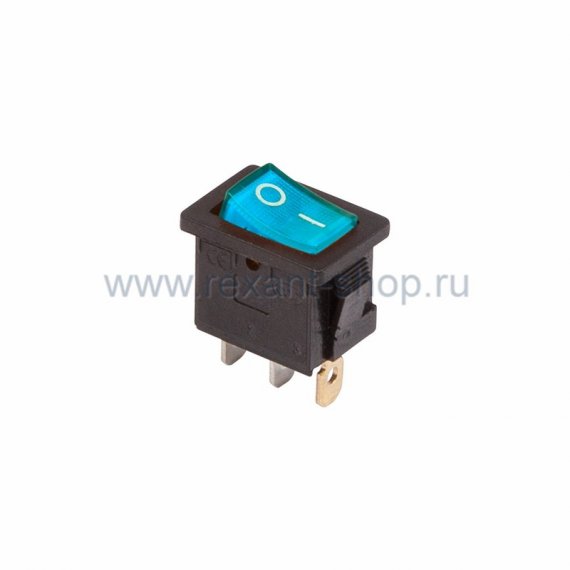 Фотография товара 'Rexant Выключатель клавишный 250V 6А 36-2151'
