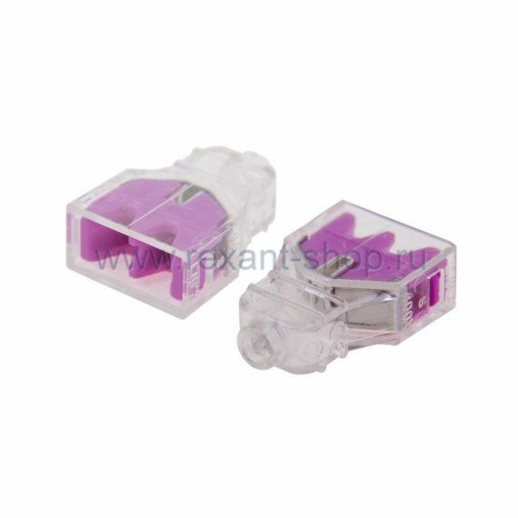 Фотография товара 'Rexant Компактная универсальная 2-проводная клемма 07-3202'