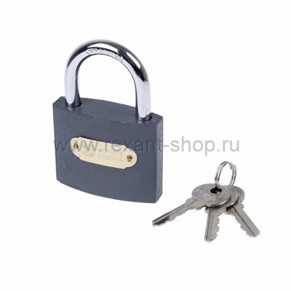 Фотография товара 'Rexant Замок навесной серия чугун 79-0007'