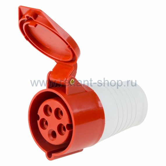 Фотография товара 'Rexant Розетка 215 переносная 3Р+РЕ+N 16А 380В IP44 11-8920'