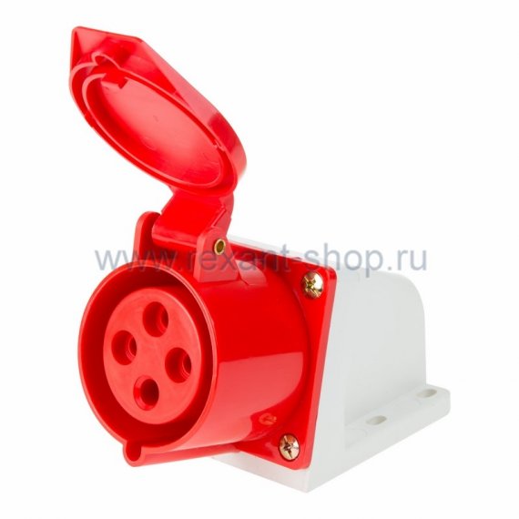 Фотография товара 'Rexant Розетка 124 стационарная 3Р+РЕ 32А 380В IP44 11-8913'