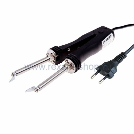 Фотография товара 'Rexant Паяльник-Пинцет с керамическим нагревателем 220В/48Вт 12-0139'