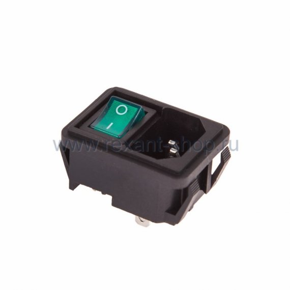 Фотография товара 'Rexant Выключатель клавишный 250V 10А (4с) 36-2273'