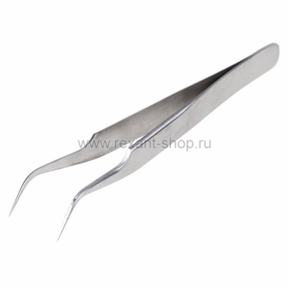 Фотография товара 'Rexant Пинцет изогнутый, узкий 12-0378'