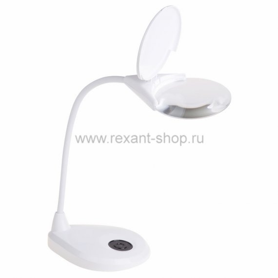 Фотография товара 'Rexant Лупа настольная 3D+12D с подсветкой LED 31-0560'