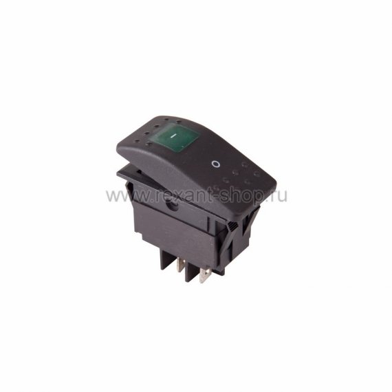 Фотография товара 'Rexant Выключатель клавишный 12V 35А (4с) 36-4463'